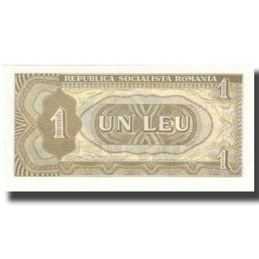 Banknote, Romania, 1 Leu, 1966, 1966, KM:91a, UNC(65-70)