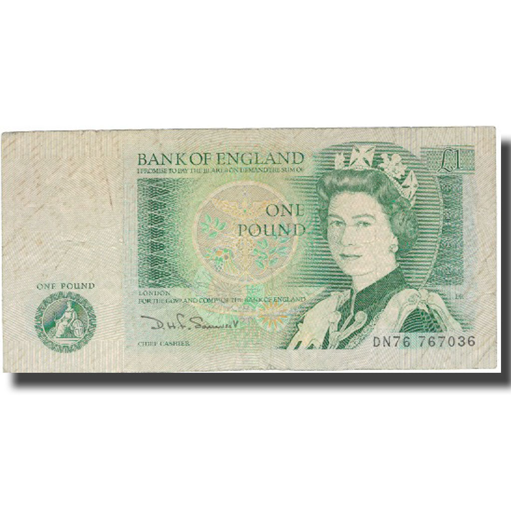 Banknote, Great Britain, 1 Pound, Undated (1978-84), KM:377b, VF(20-25)