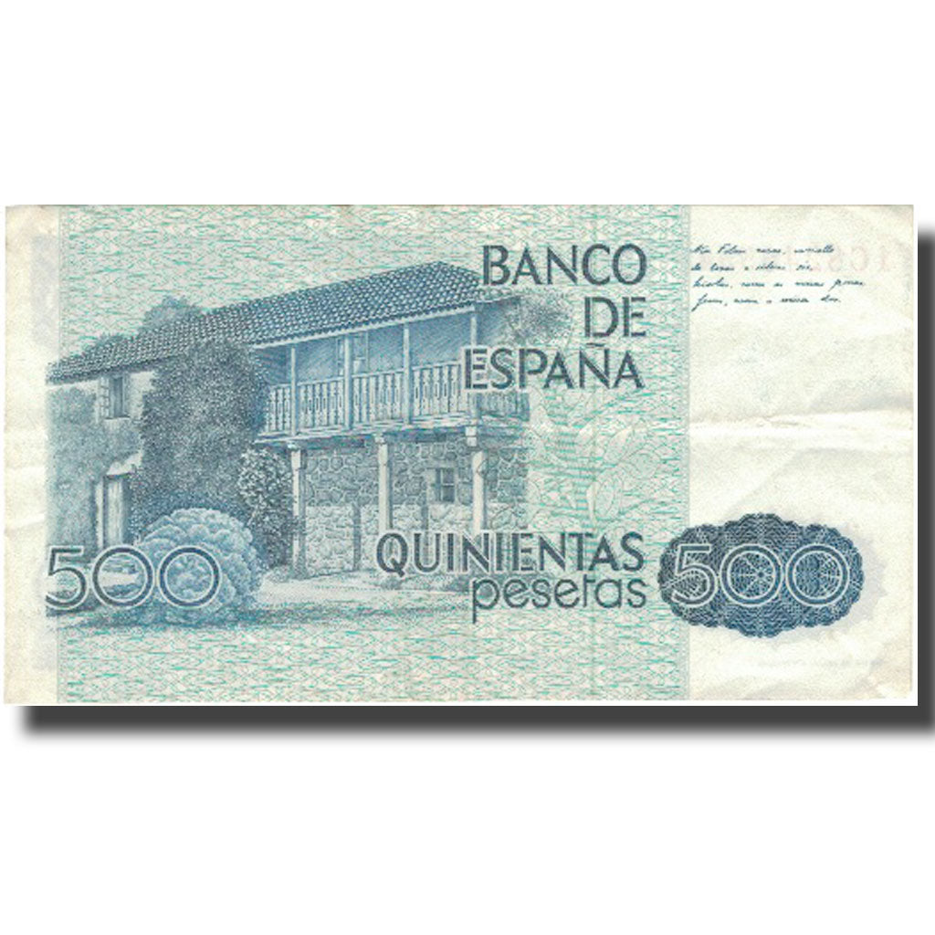 Banknote, Spain, 500 Pesetas, 1979, 1979-10-23, KM:157, VF(20-25)