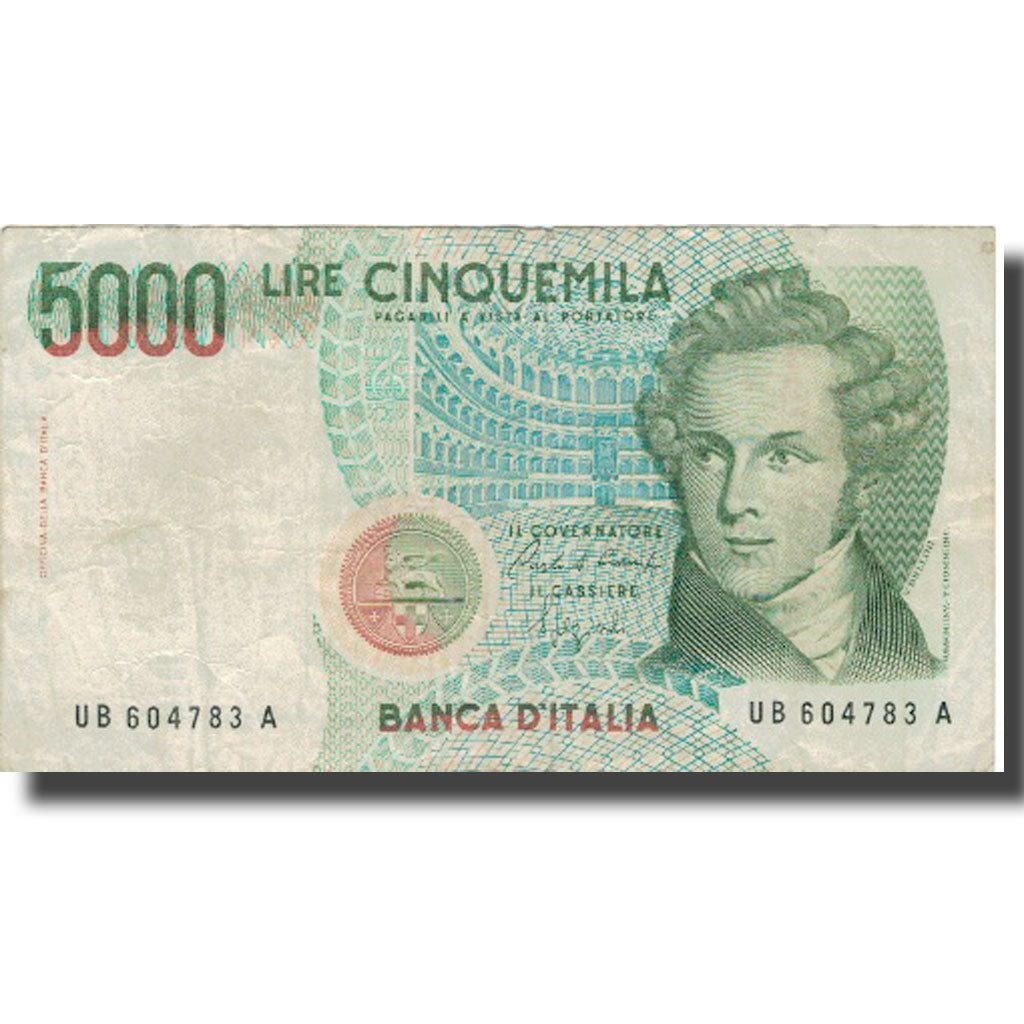 Banknote, Italy, 5000 Lire, 1985, 1985-01-04, KM:111b, EF(40-45)