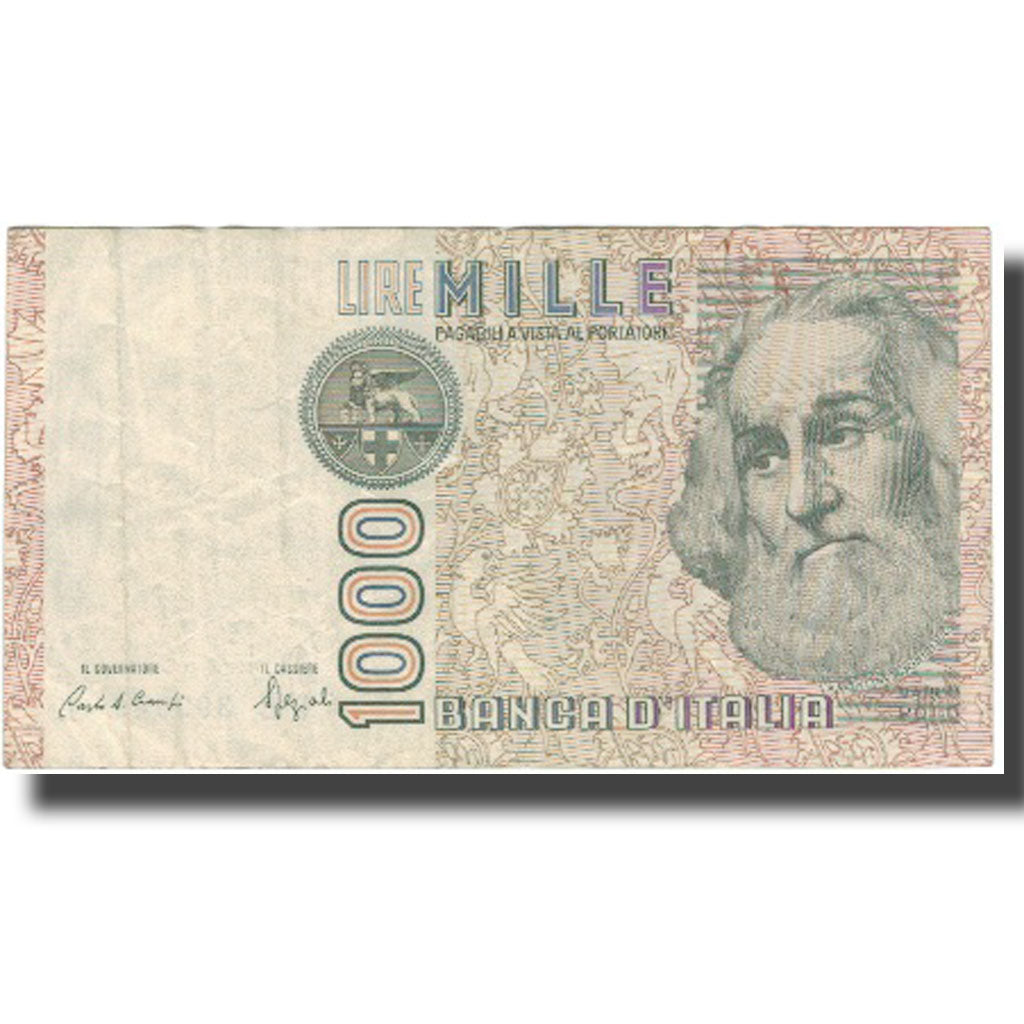 Banknote, Italy, 1000 Lire, KM:109b, EF(40-45)
