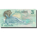 Billet, Îles Cook, 3 Dollars, Undated (1987), KM:3a, NEUF