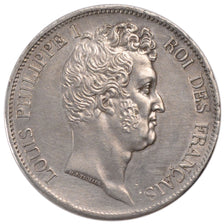 FRANCE, Louis-Philippe, 5 Francs, 1831, Bordeaux, KM #735.7, EF(40-45), Silver,.