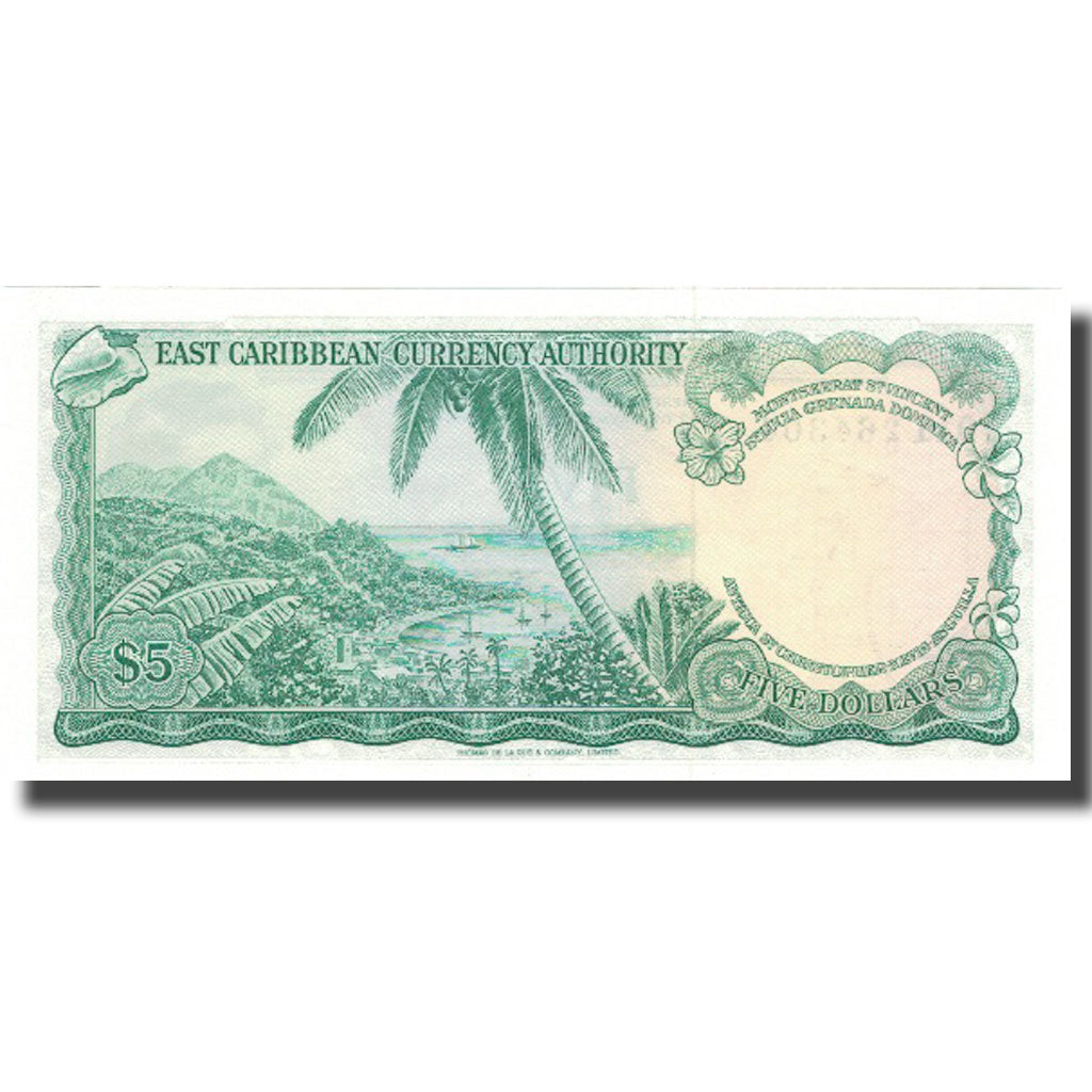 Banknote, East Caribbean States, 5 Dollars, 1966, 1966, KM:14h, UNC(64)