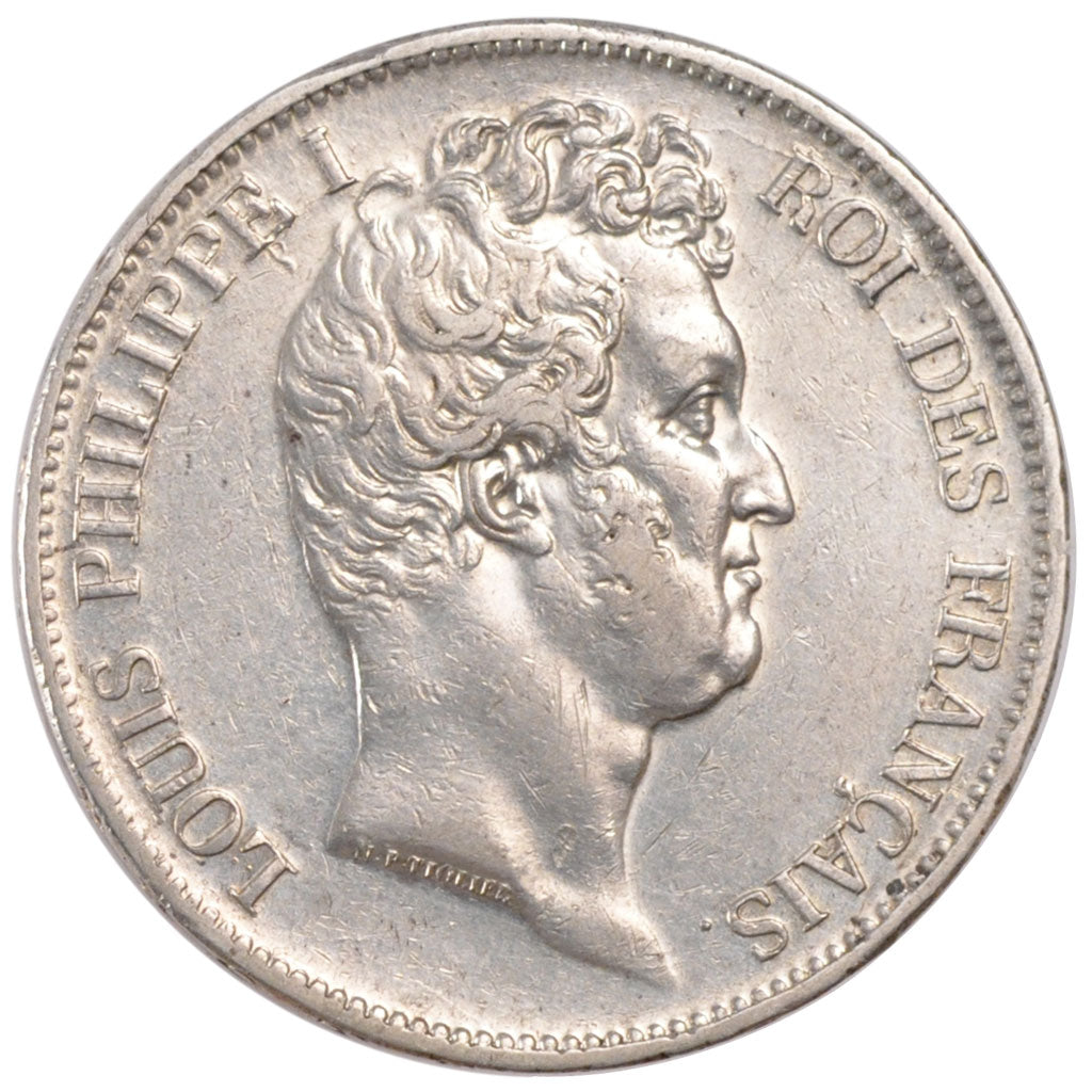 FRANCE, 5 Francs, 1831, Lille, EF(40-45), Silver, Gadoury #676, 24.95