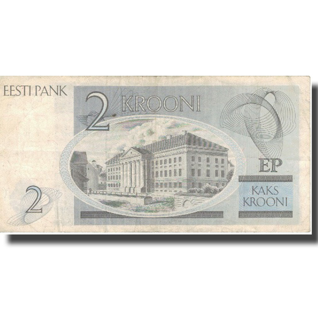 Biljet, Estland, 2 Krooni, 1992, 1992, KM:70a, TTB