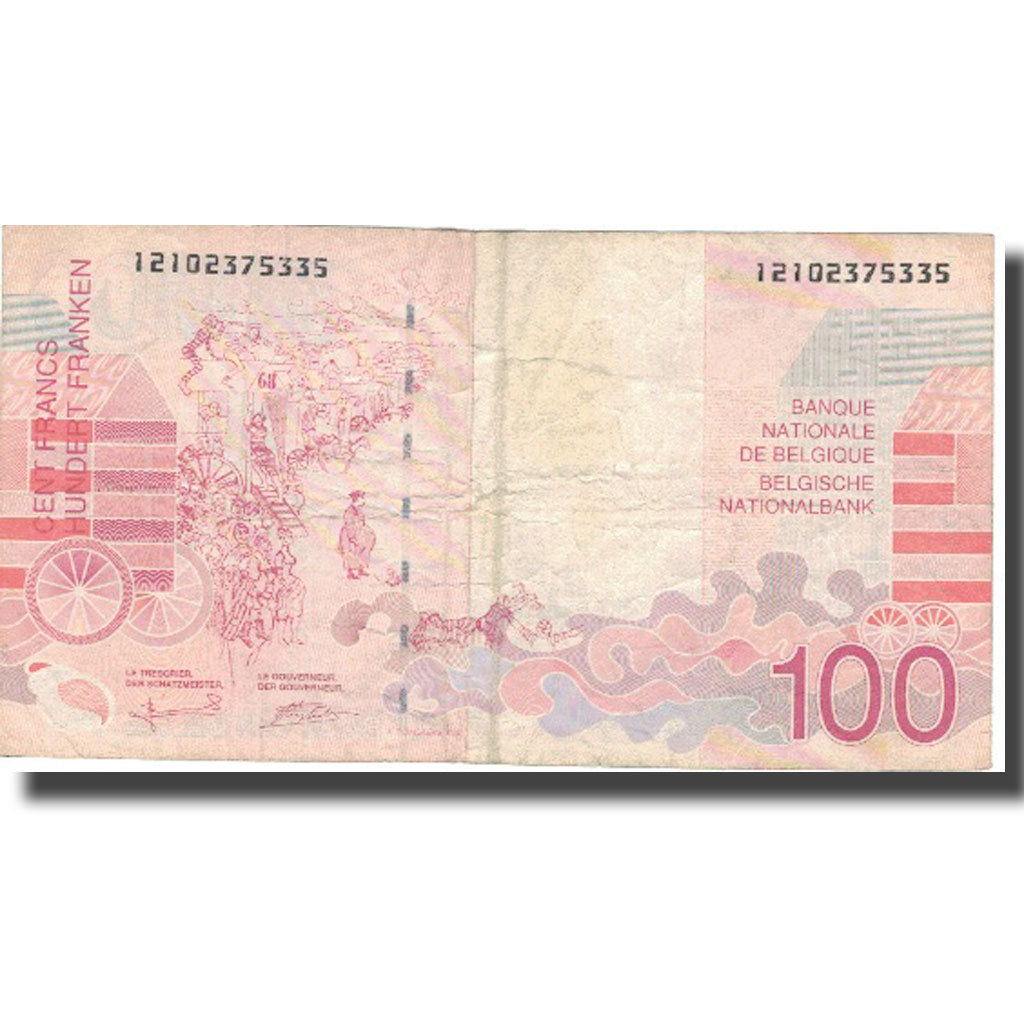 Banknote, Belgium, 100 Francs, Undated (1995-2001), KM:147, EF(40-45)