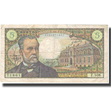 France, 50 Francs, 5 F 1966-1970 ''Pasteur'', 1969, 1969-06-05, VF(20-25)