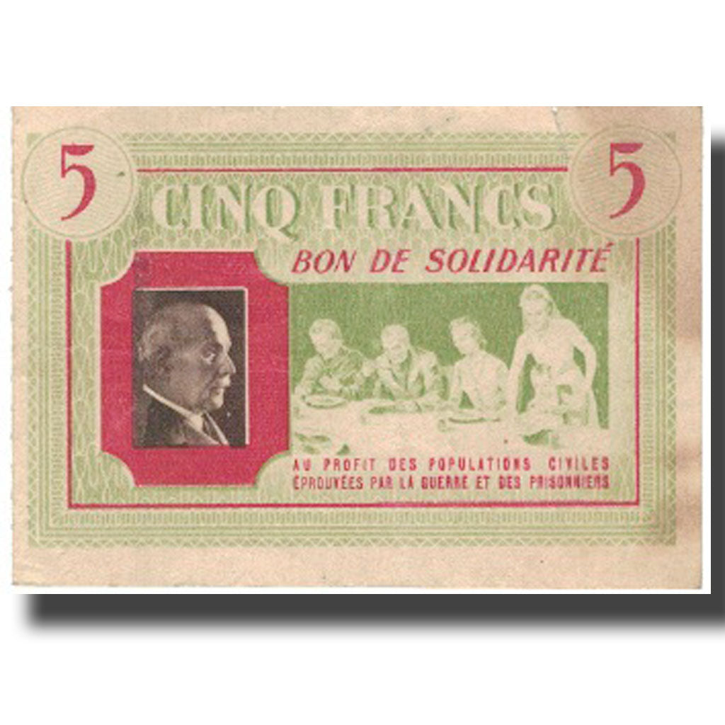France, Comité National, 5 Francs, 1941, F(12-15)