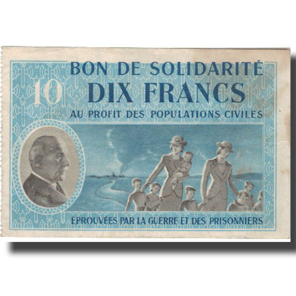 Frankreich, Bon de Solidarité, 10 Francs, 1941, SS