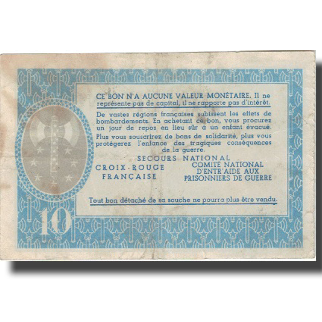 Frankreich, Bon de Solidarité, 10 Francs, 1941, SS