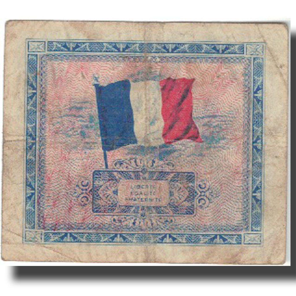 Frankrijk, 5 Francs, 1944, 1944, B+, Fayette:VF17.1, KM:115a