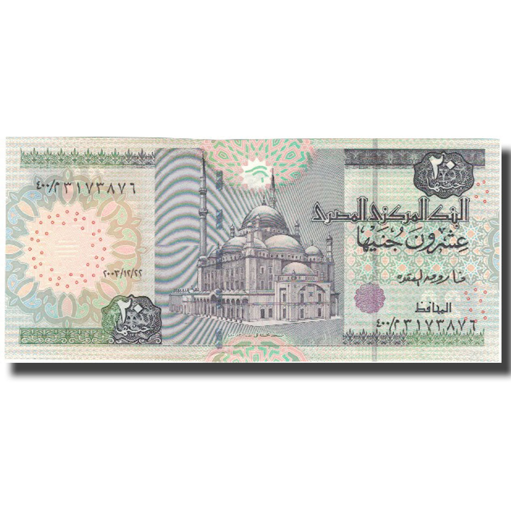 Banknote, Egypt, 20 Pounds, KM:52c, UNC(64)