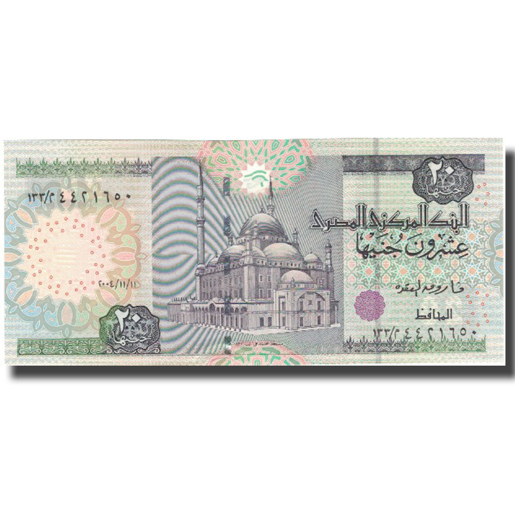 Banknote, Egypt, 20 Pounds, KM:52c, UNC(64)