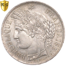 France, Cérès, 5 Francs, 1849 BB, Strasbourg, PCGS MS64, KM:761.2