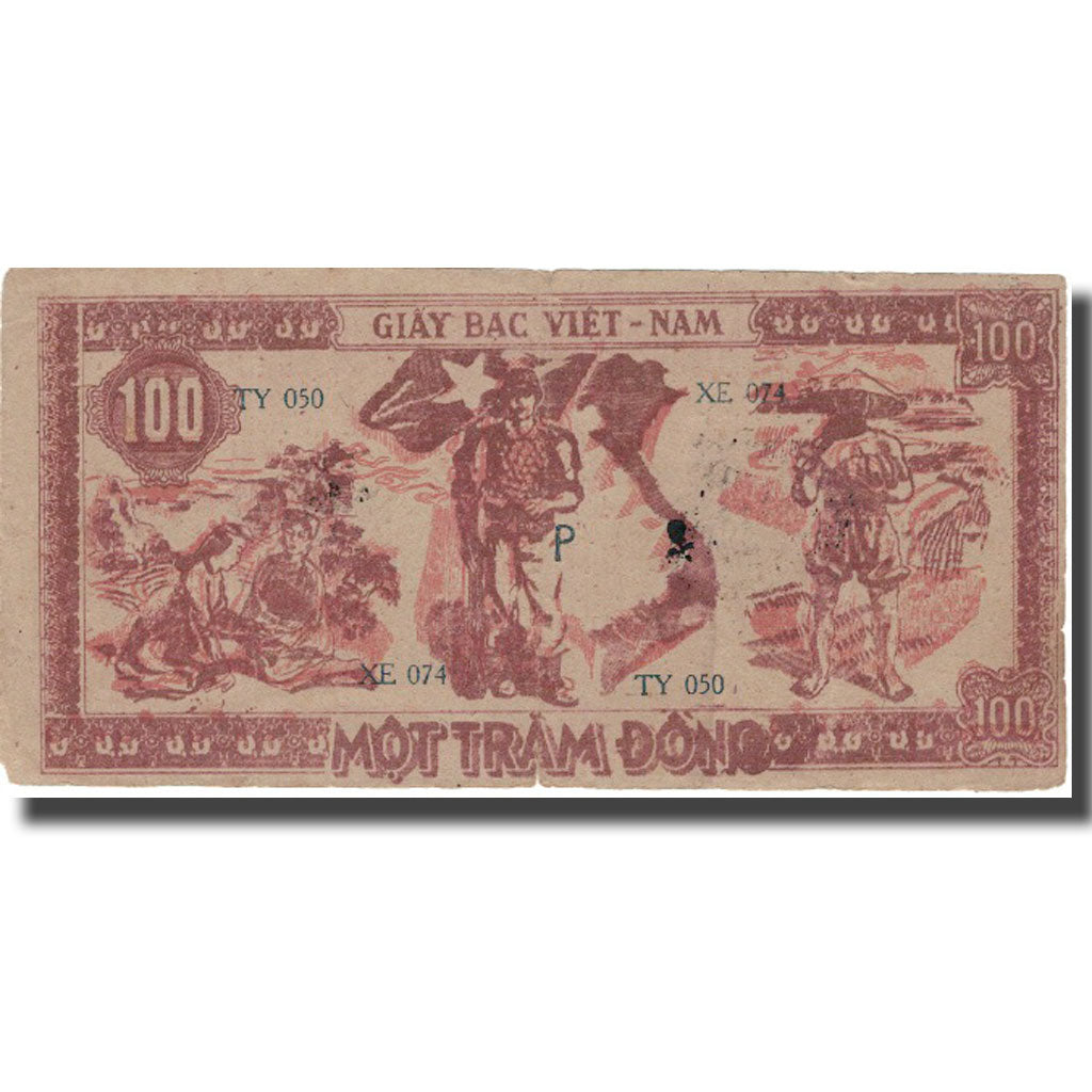Banknote, Vietnam, 100 D<ox>ng, 1948, 1948, KM:28a, EF(40-45)