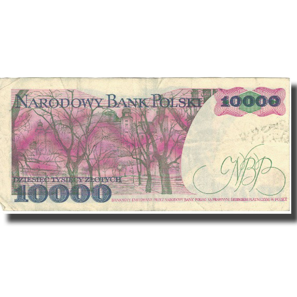 Banknote, Poland, 10,000 Zlotych, 1988, 1988-12-01, KM:151b, VF(30-35)