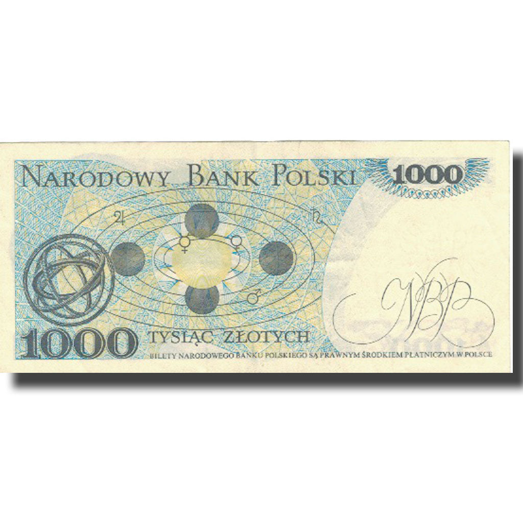 Billete, 1000 Zlotych, 1982, Polonia, 1988-12-01, KM:146c, BC