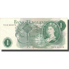 Banconote, Gran Bretagna, 1 Pound, Undated (1966-70), KM:374e, BB