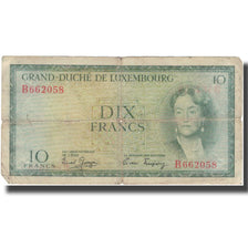 Banknote, Luxembourg, 10 Francs, 1954, 1954, KM:48a, VF(20-25)