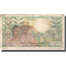 Banconote, Madagascar, 1000 Francs = 200 Ariary, 1966, 1966, KM:59a, MB+