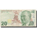 Banknote, Turkey, 20 Lira, 2009, 2009, KM:224, VF(30-35)
