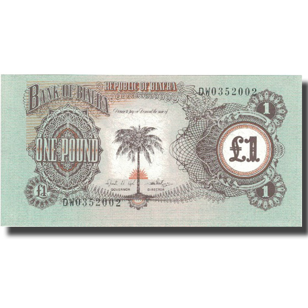 Banknote, Biafra, 1 Pound, KM:5a, UNC(65-70)