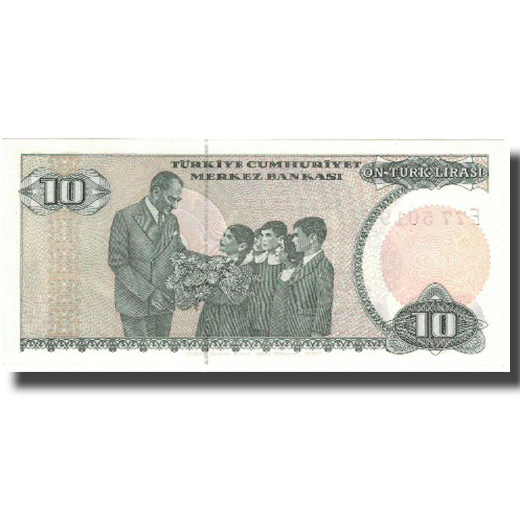 Banknote, Turkey, 10 Lira, 1982, 1982, KM:193a, UNC(65-70)