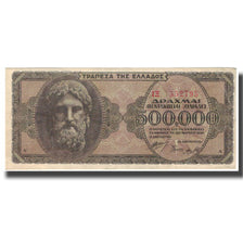 Geldschein, Griechenland, 500,000 Drachmai, 1944, 1944-07-20, KM:126a, VZ