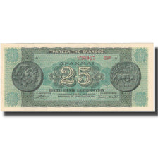 Banknote, Greece, 25,000,000 Drachmai, 1944, 1944-08-10, KM:130b, UNC(64)