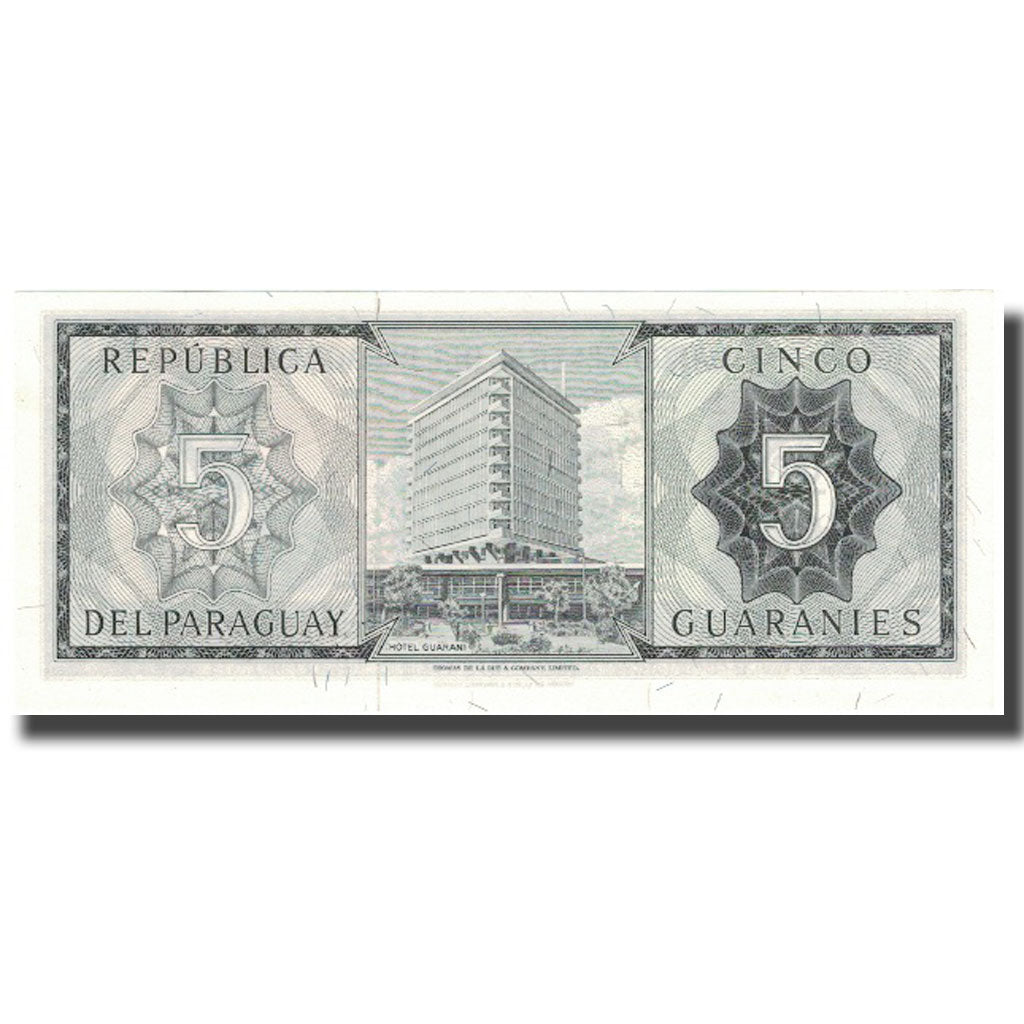 Billete, 5 Guaranies, Paraguay, KM:195a, SC