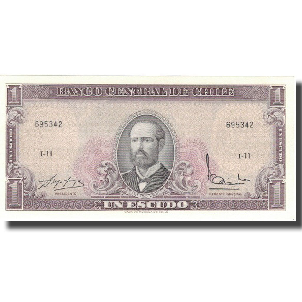 Billete, 1 Escudo, Chile, KM:135Aa, UNC