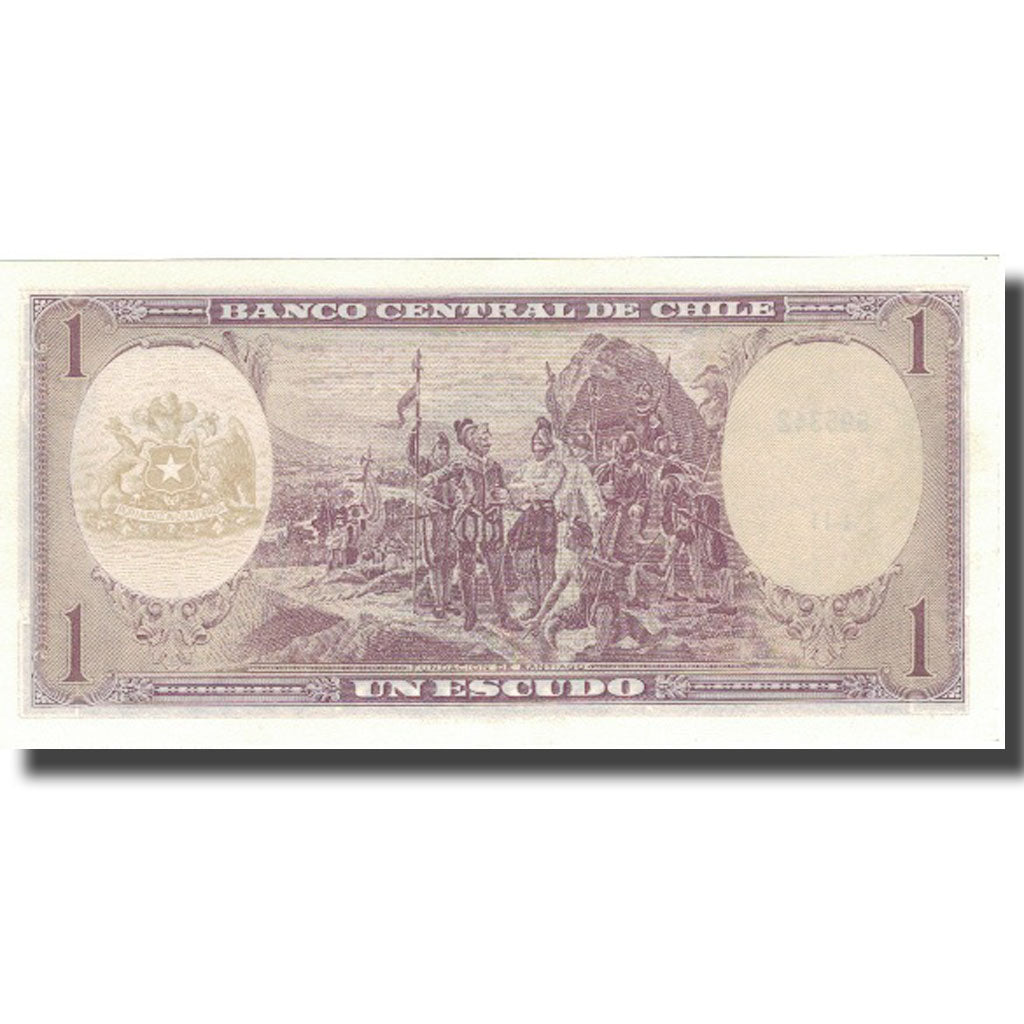 Billete, 1 Escudo, Chile, KM:135Aa, UNC