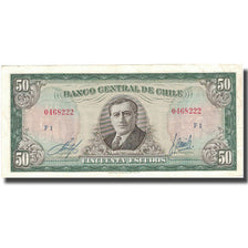 Geldschein, Chile, 50 Escudos, KM:140b, S+