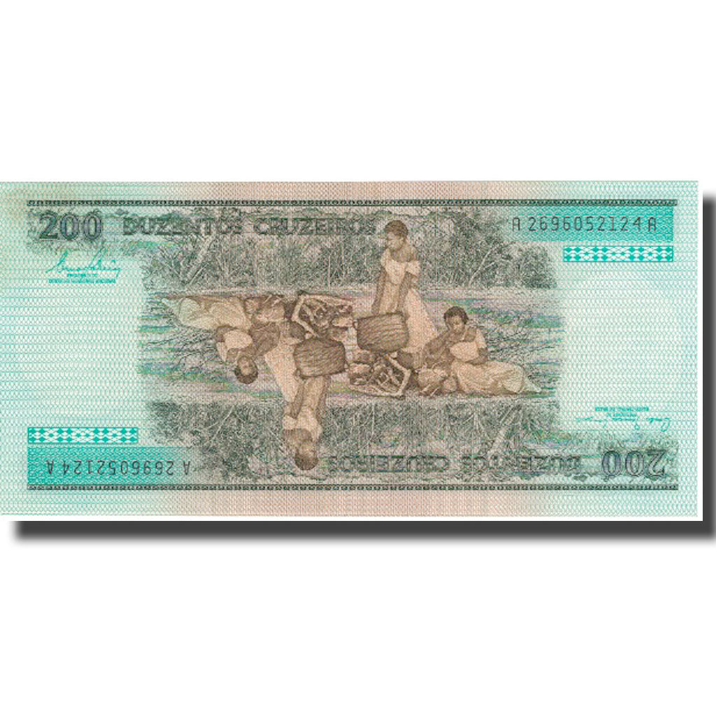 Banconote, Brasile, 200 Cruzeiros, Undated (1981-84), KM:199a, SPL+