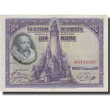 Banknote, Spain, 100 Pesetas, 1928, 1928-08-15, KM:76a, VF(30-35)