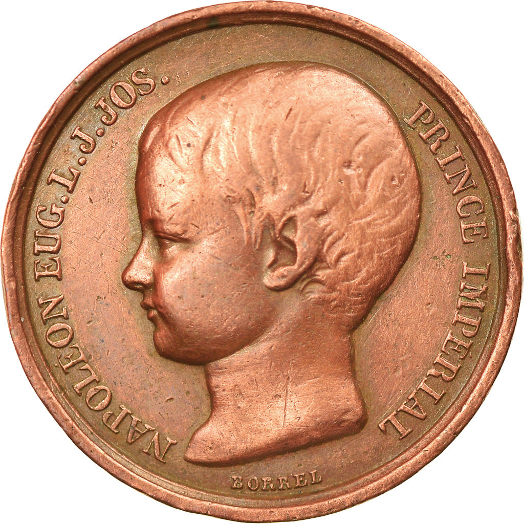 France, Medal, Naissance de Napoléon Eugène Louis, Prince Impérial, History