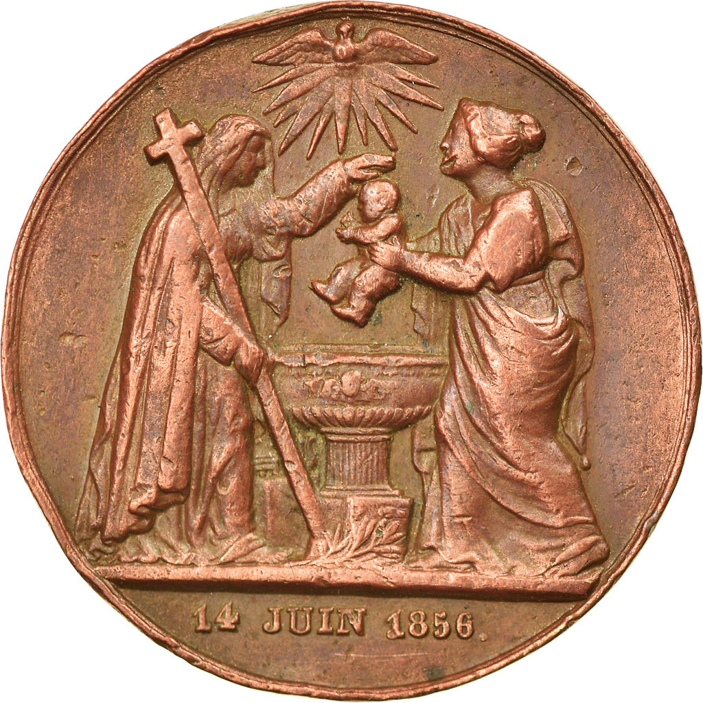 France, Medal, Naissance de Napoléon Eugène Louis, Prince Impérial, History