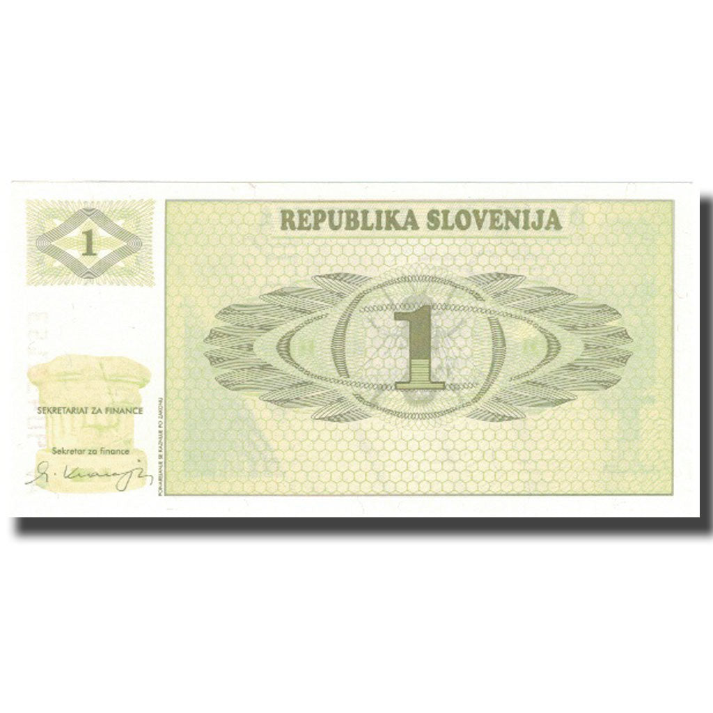 Billet, Slovénie, 1 (Tolar), 1990, 1990, KM:1a, NEUF