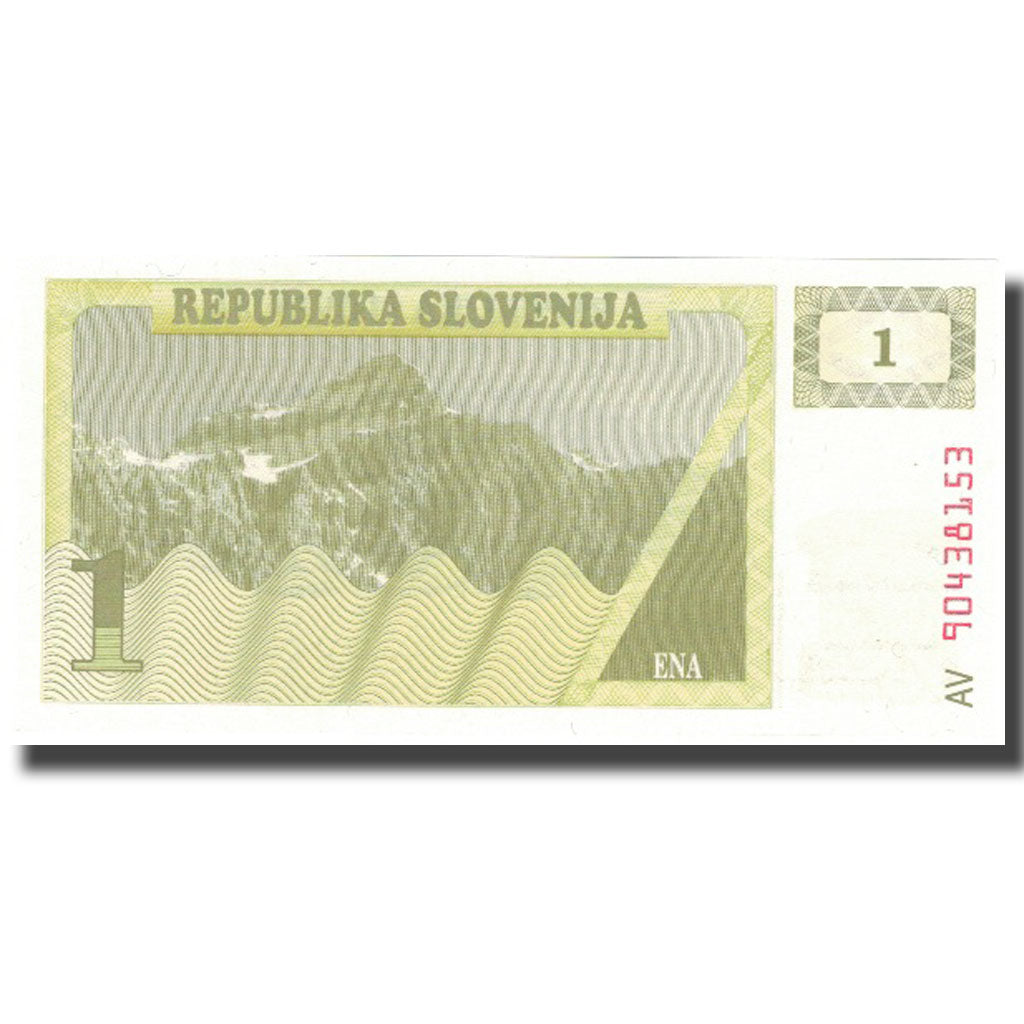 Billet, Slovénie, 1 (Tolar), 1990, 1990, KM:1a, NEUF