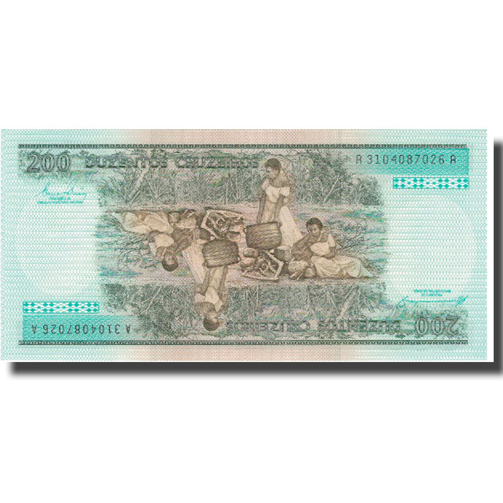 Banconote, Brasile, 200 Cruzeiros, Undated (1989), KM:199b, FDS
