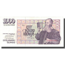 Banknote, Iceland, 1000 Kronur, Undated (1994), KM:56a, AU(50-53)
