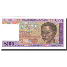 Banknote, Madagascar, 5000 Francs = 1000 Ariary, Undated (1995), KM:78a