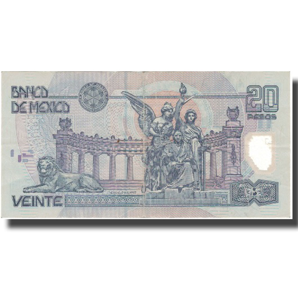 Geldschein, Mexiko, 20 Pesos, 2002, 2002, KM:116c, SS