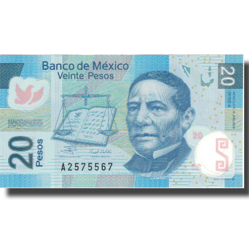 Banknote, Mexico, 20 Pesos, 2008, 2008-06-19, KM:122b, UNC(63)