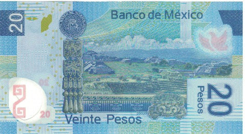 Banknote, Mexico, 20 Pesos, 2008, 2008-06-19, KM:122b, UNC(63)