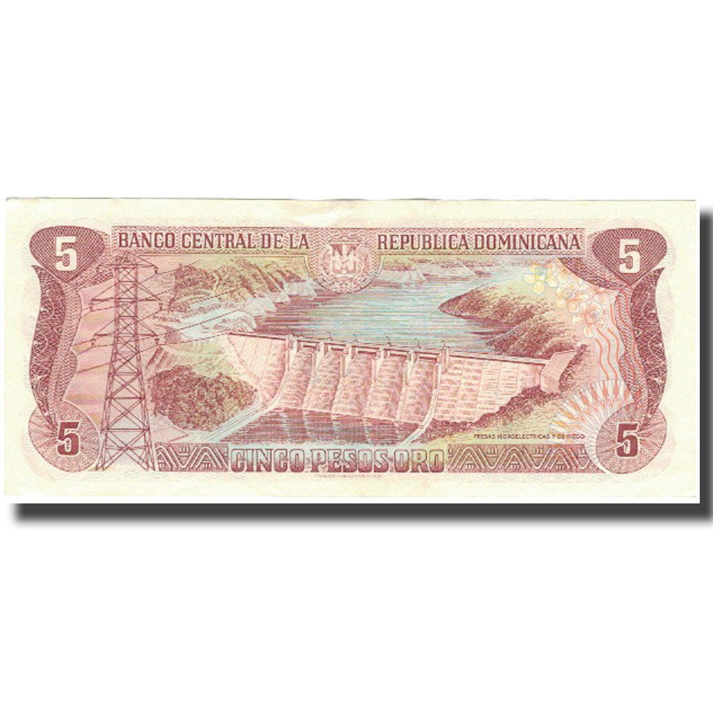 Banknote, Dominican Republic, 5 Pesos Oro, 1997, 1997, KM:152b, EF(40-45)