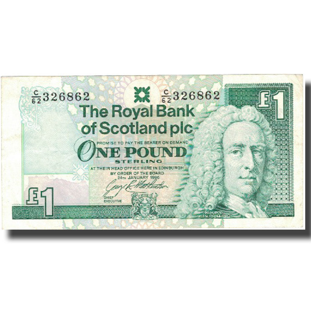 Banknote, Scotland, 1 Pound, 1996, 1996-01-24, KM:360, EF(40-45)