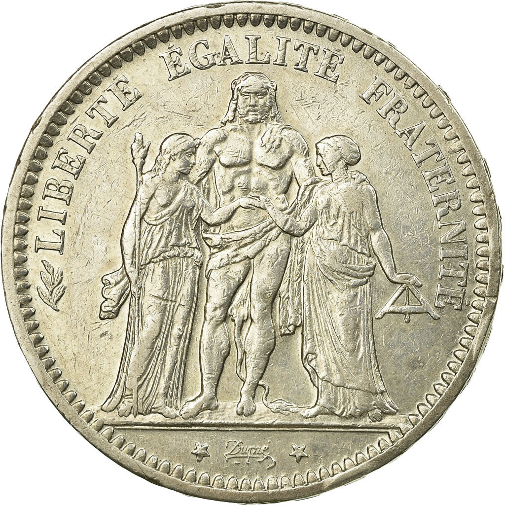 Coin, France, Hercule, 5 Francs, 1871, Paris, EF(40-45), Silver, KM:823