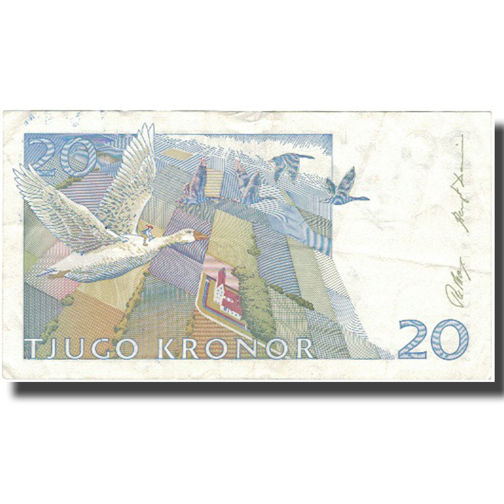 Banknote, Sweden, 20 Kronor, 1991, 1991, KM:61a, EF(40-45)